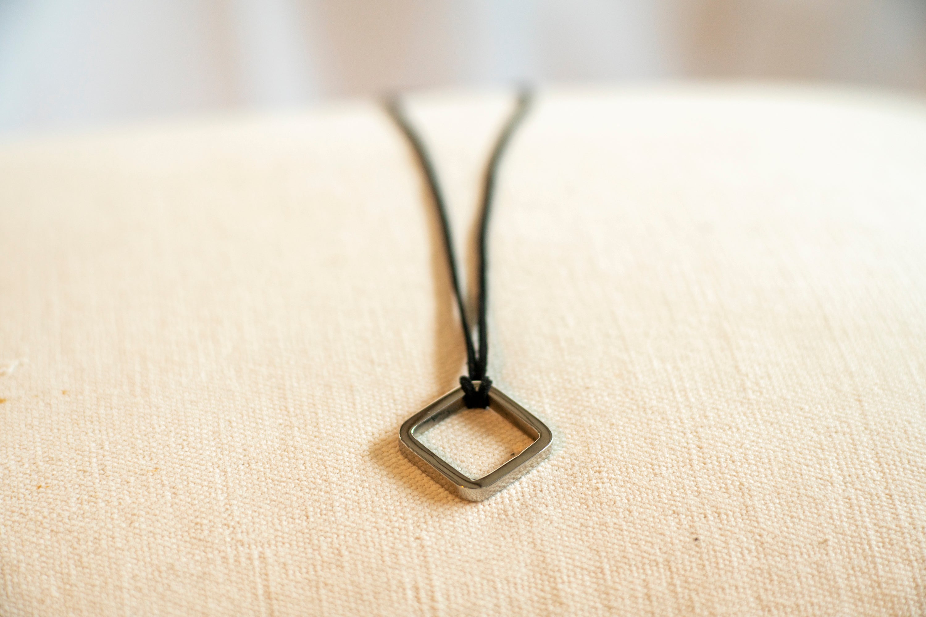 Sterling Silver Medium Box Necklace