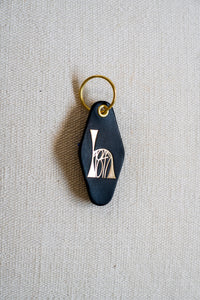 Leather Motel Key Fob